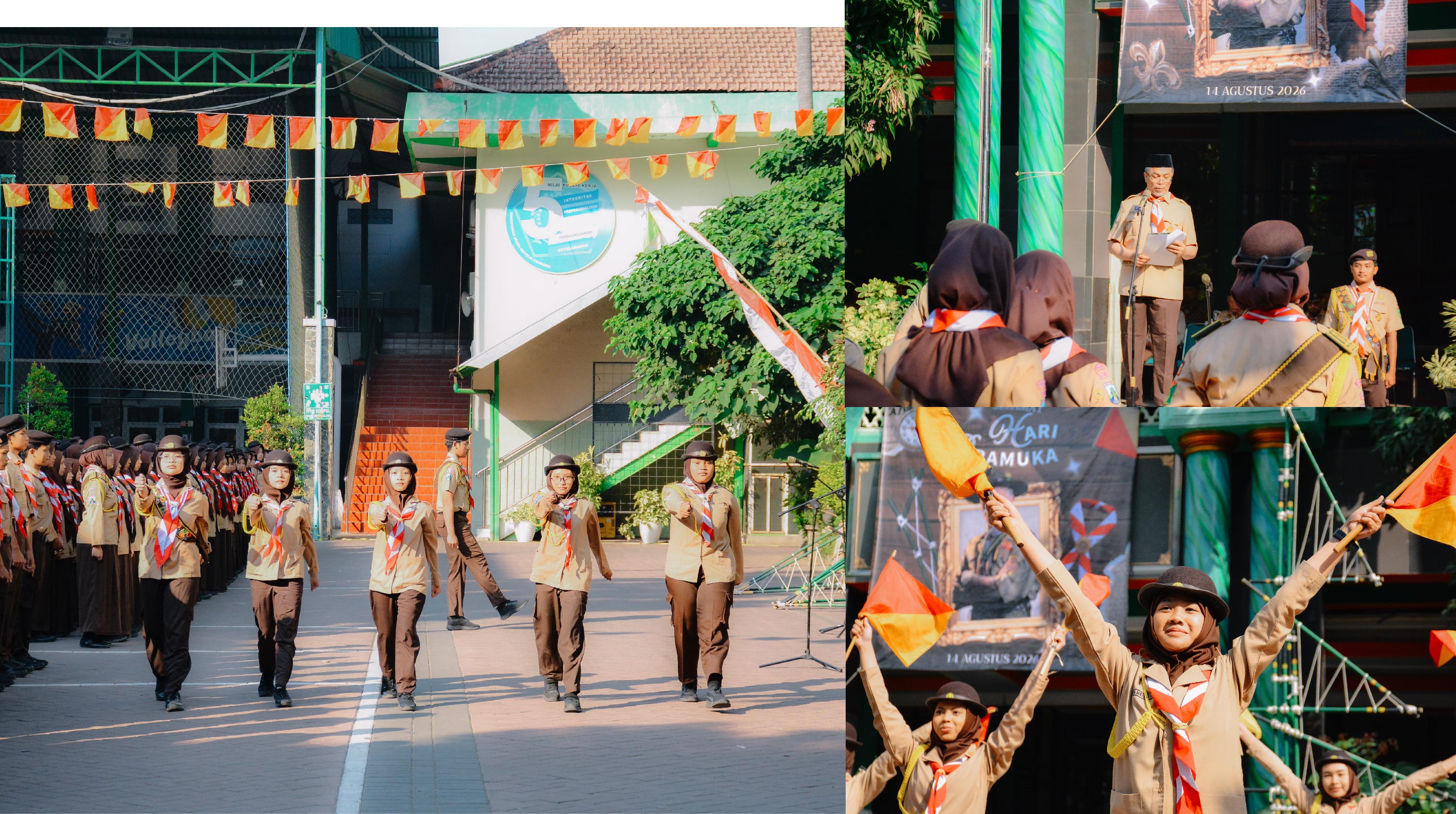 Semarak HUT Pramuka ke-65 di MAN 1 Kota Malang