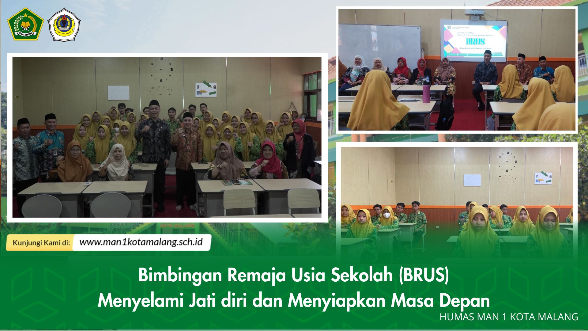 Bimbingan Remaja Usia Sekolah (BRUS)  Menyelami Jati diri dan Menyiapkan Masa Depan