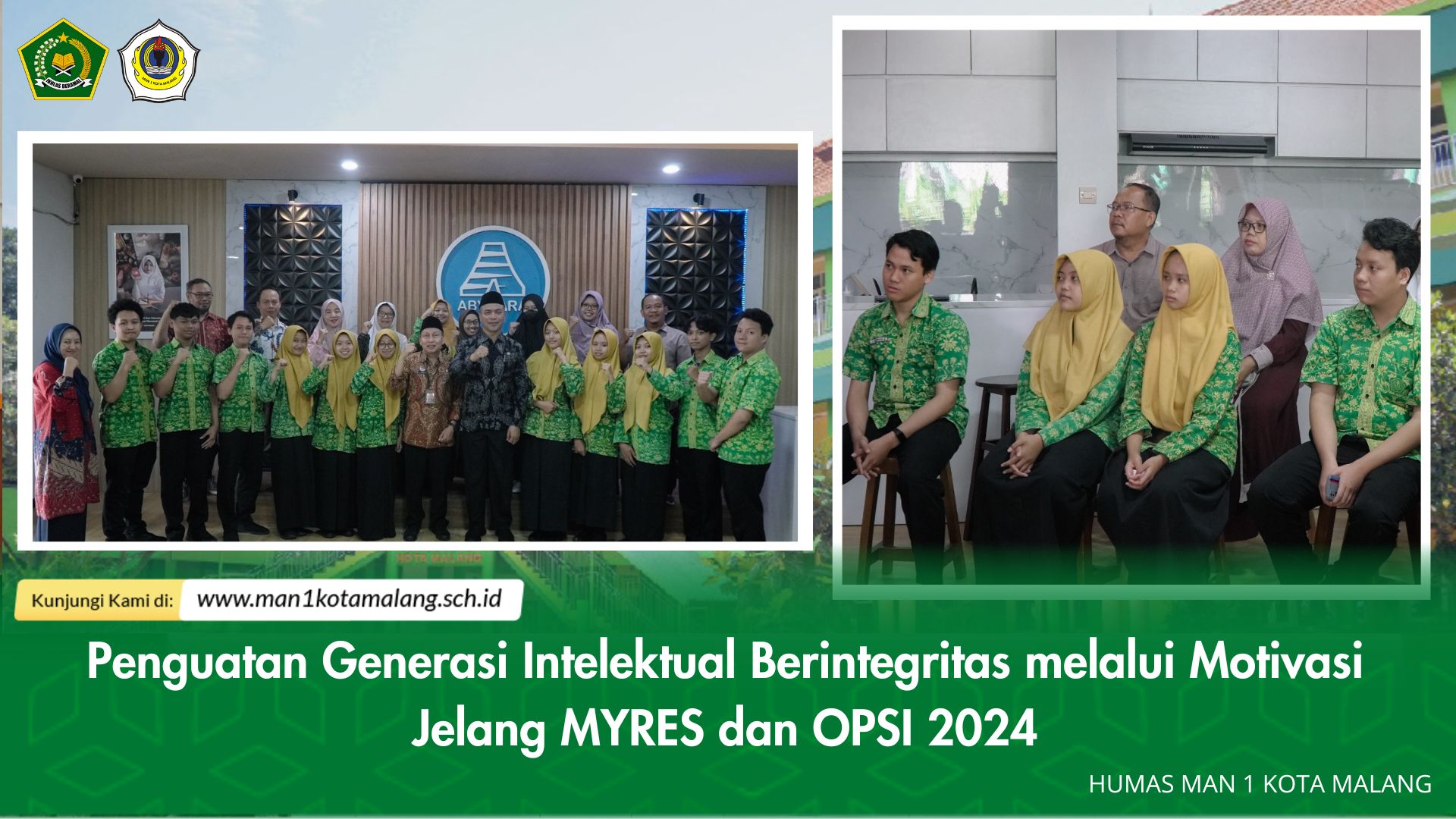 Penguatan Generasi Intelektual Berintegritas melalui Motivasi Jelang MYRES dan OPSI 2024