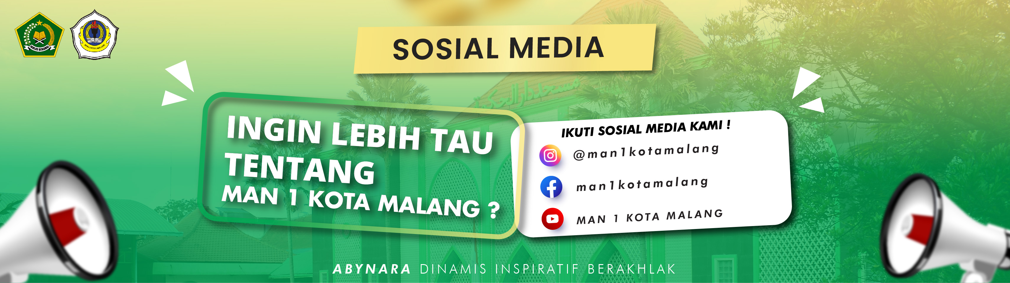 Follow Sosial Media Kami