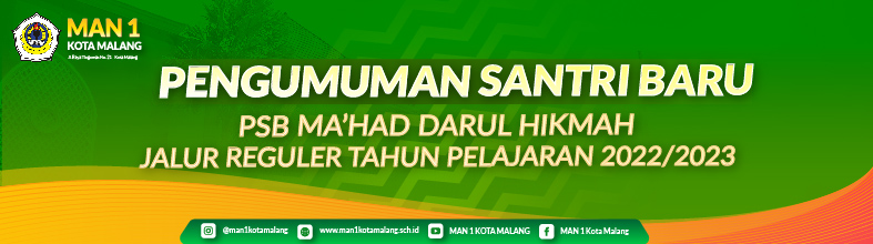 Pengumuman Santri Baru Mahad Darul Hikmah 2022/2023