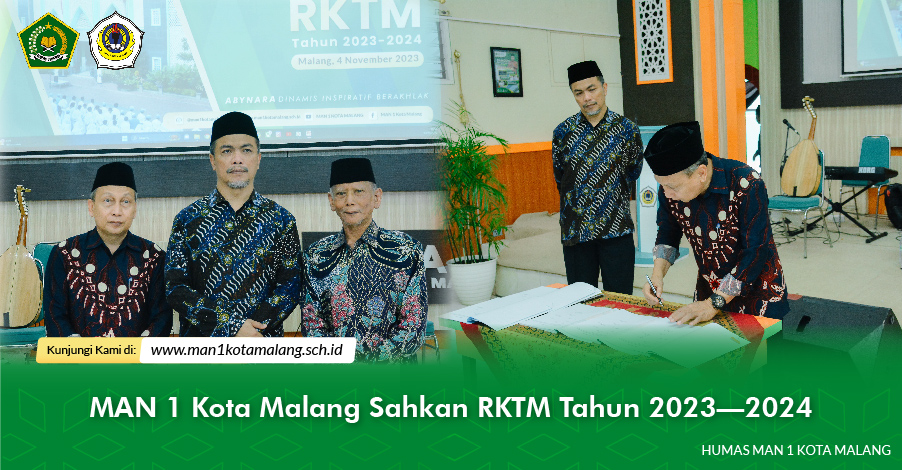 MAN 1 Kota Malang Sahkan RKTM Tahun 2023—2024