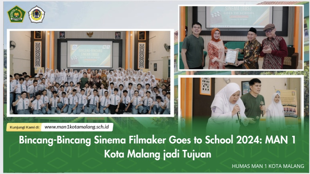 Bincang-Bincang Sinema Filmaker Goes to School 2024: MAN 1 Kota Malang jadi Tujuan