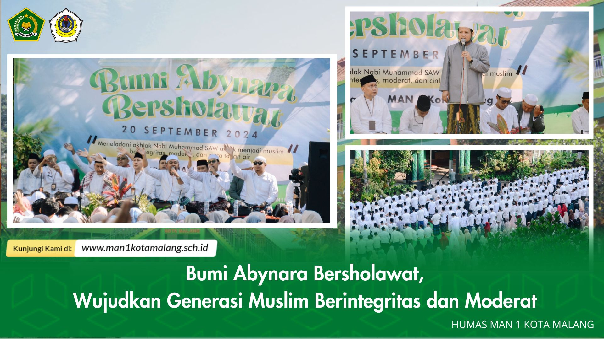 Bumi Abynara Bersholawat, Wujudkan Generasi Muslim Berintegritas dan Moderat