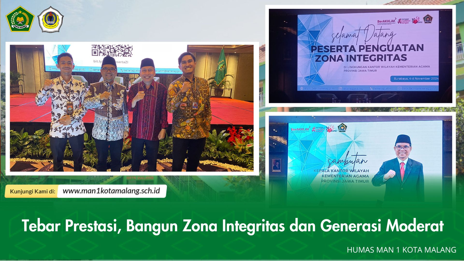 Tebar Prestasi, Bangun Zona Integritas dan Generasi Moderat