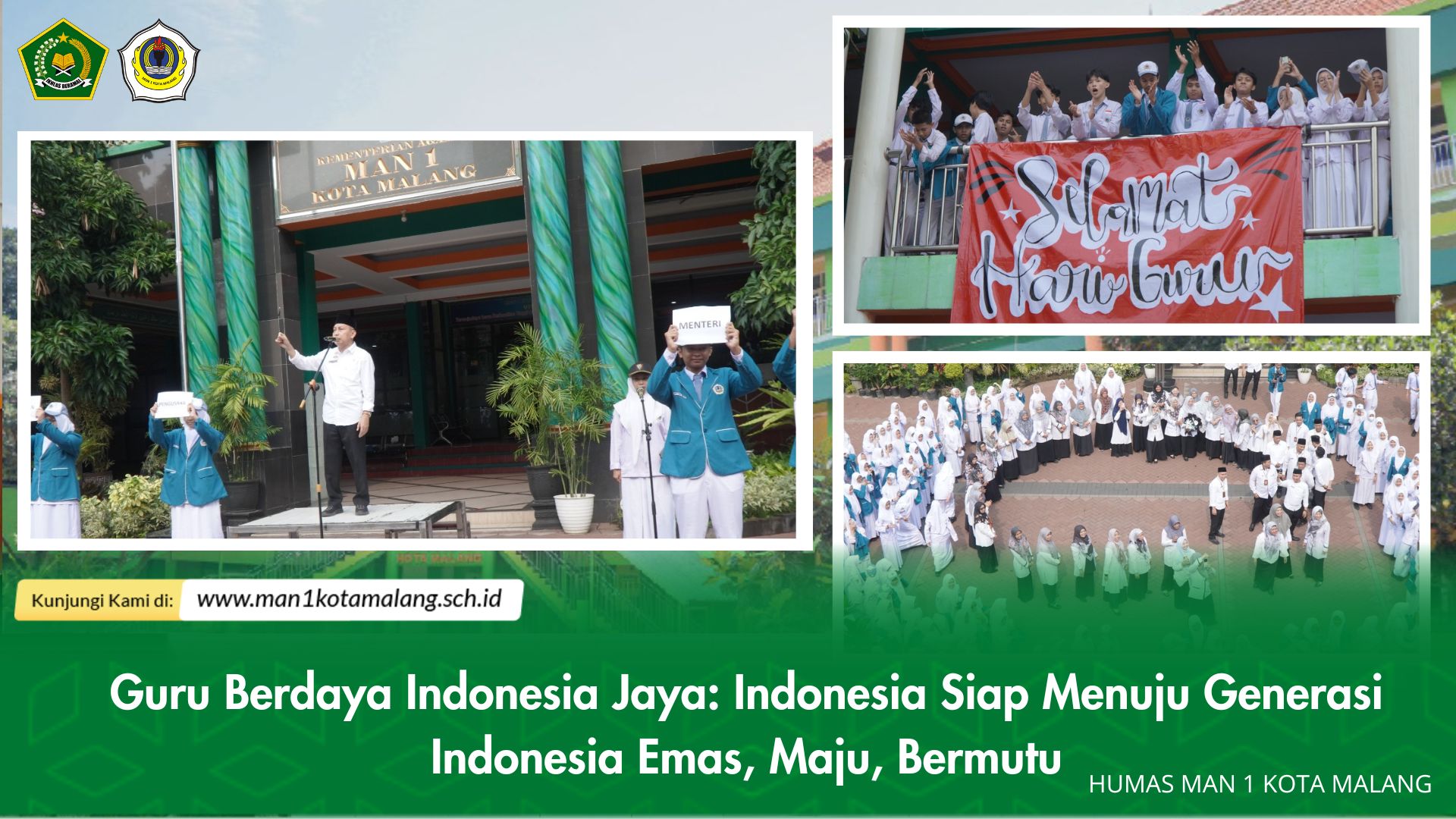 Guru Berdaya Indonesia Jaya: Indonesia Siap Menuju Generasi Indonesia Emas, Maju, Bermutu