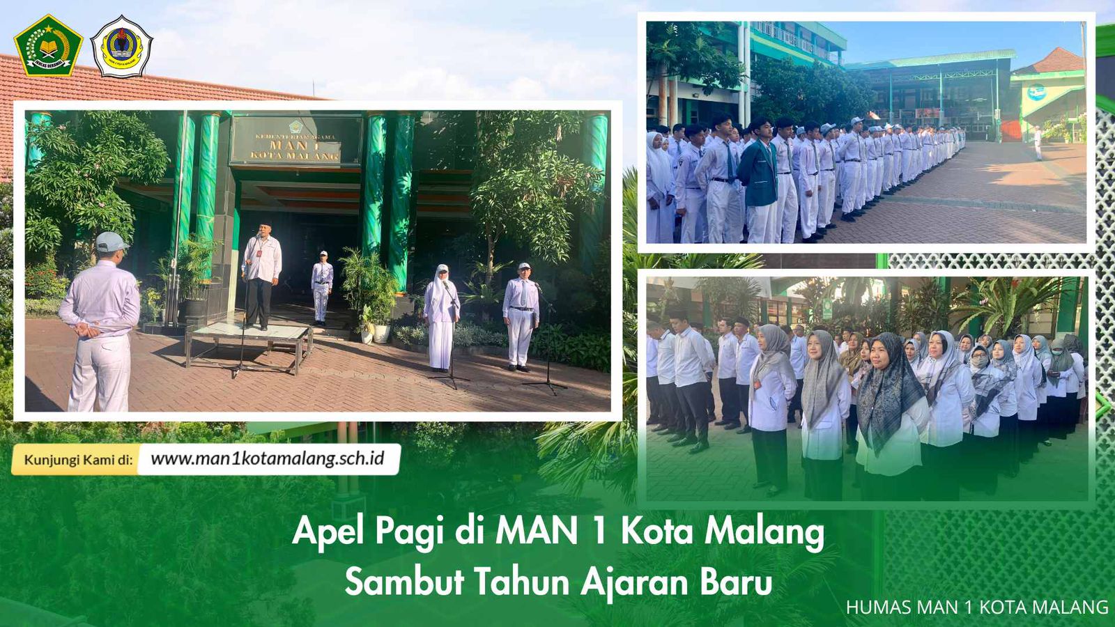 Apel Pagi di MAN 1 Kota Malang Sambut Tahun Ajaran Baru