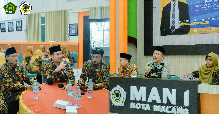 Bincang Asyik Bersama Gus Shampton, MAN 1 Kota Malang Melangkah Lebih Baik