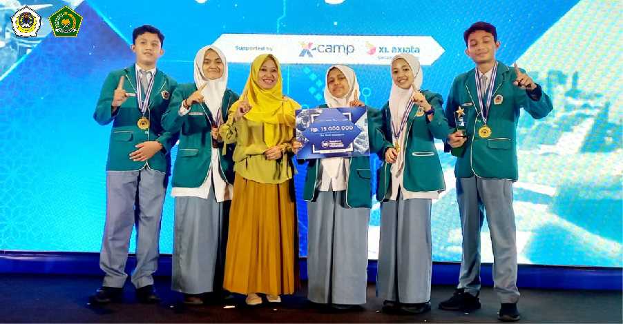 TIM RISET MAN 1 KOTA MALANG (IN-FASTEAM) BERHASIL MEMBOYONG GOLD MEDAL KATEGORI THE MOST INNOVATIVE DALAM AJANG AKADEMI MADRASAH DIGITAL 2021