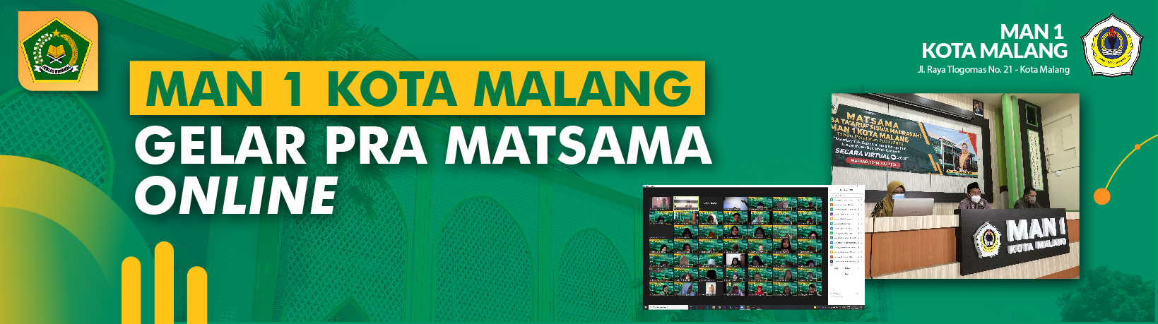 MAN 1 KOTA MALANG GELAR PRA MATSAMA ONLINE