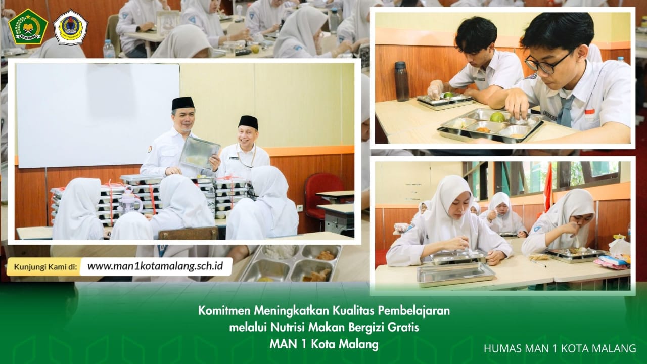 MAN 1 Kota Malang Dukung Program Makan Bergizi Gratis