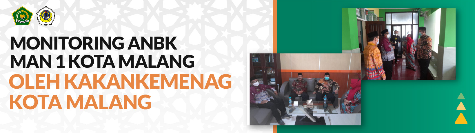 MONITORING ANBK MAN 1 KOTA MALANG  OLEH KAKANKEMENAG KOTA MALANG