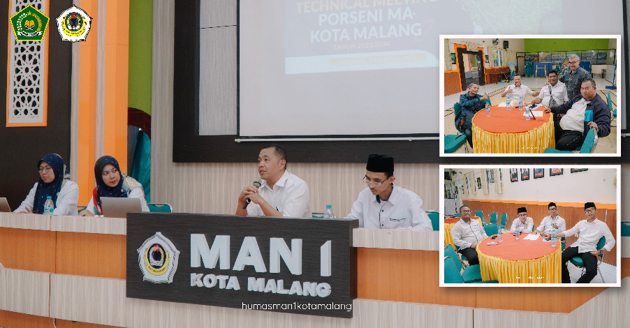 Technical Meeting Porseni Kota Malang 2023: MAN 1 Kota Malang Bangun Kompetisi Suportif